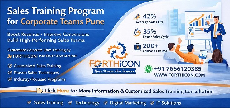 sales training program for corporate teams Pune