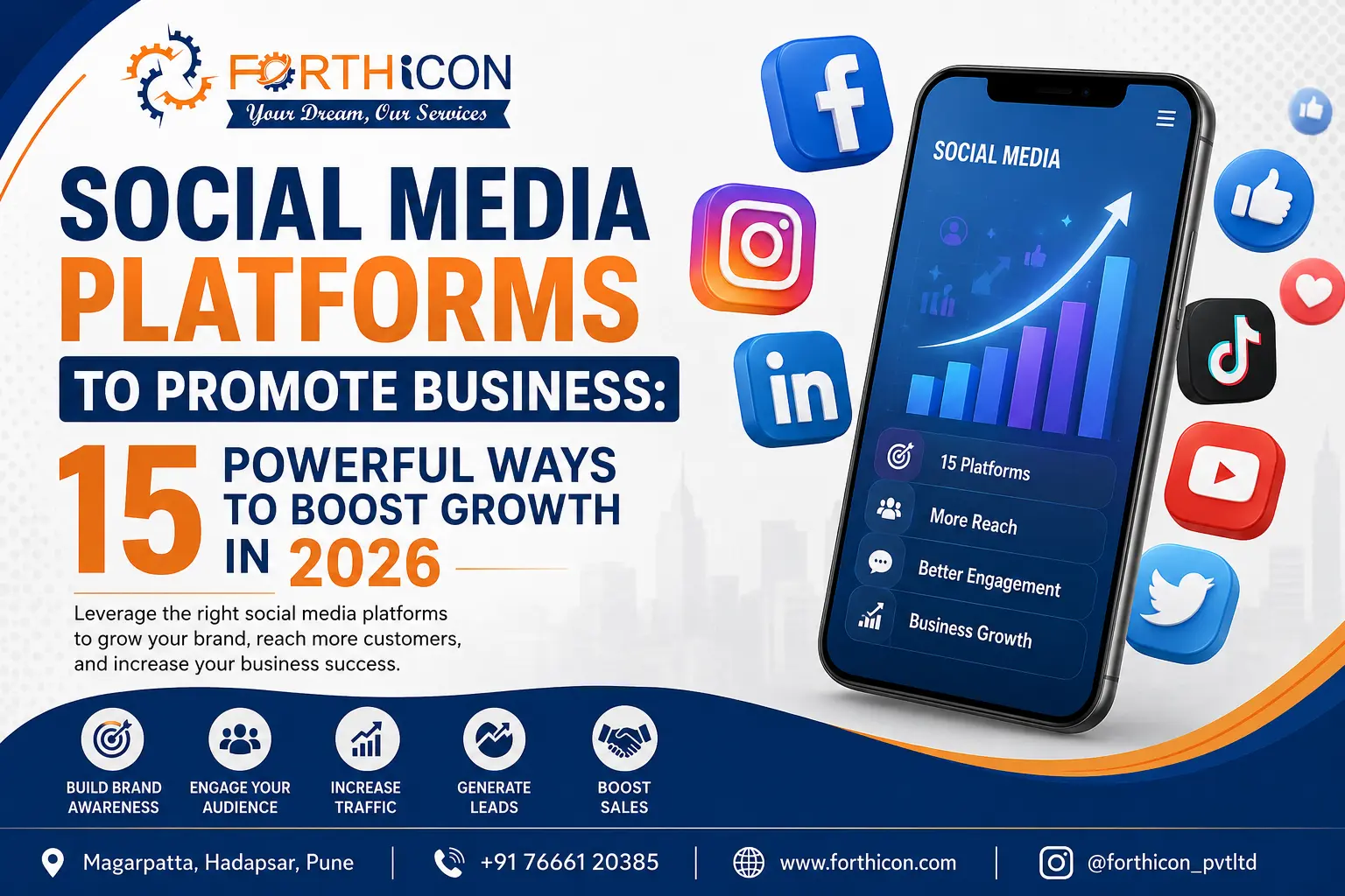 social media platforms to promote business